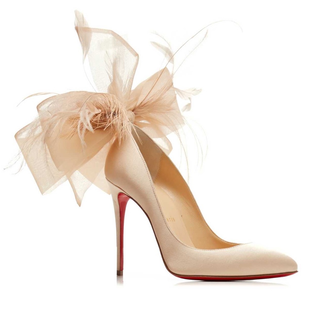 Christian Louboutin Exclusive Anemone Satin Pumps
